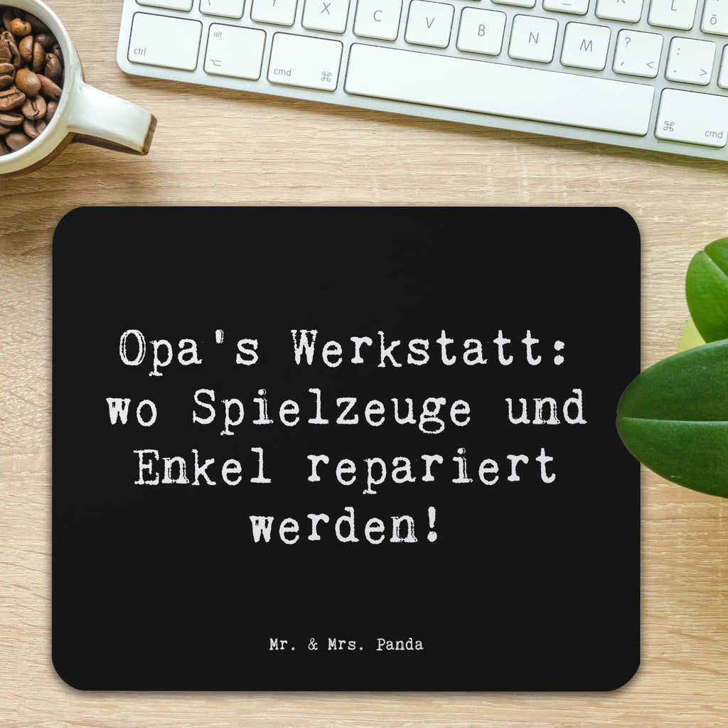 Mauspad Spruch Großeltern Werkstatt Mousepad, Computer zubehör, Büroausstattung, PC Zubehör, Arbeitszimmer, Mauspad, Einzigartiges Mauspad, Designer Mauspad, Mausunterlage, Mauspad Büro, Familie, Vatertag, Muttertag, Bruder, Schwester, Mama, Papa, Oma, Opa