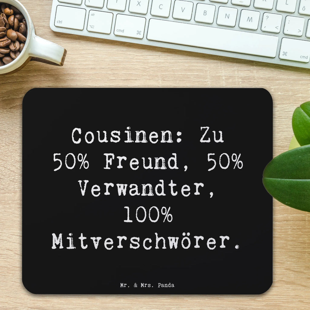 Mauspad Spruch Cousin Mitverschwörer Mousepad, Computer zubehör, Büroausstattung, PC Zubehör, Arbeitszimmer, Mauspad, Einzigartiges Mauspad, Designer Mauspad, Mausunterlage, Mauspad Büro, Familie, Vatertag, Muttertag, Bruder, Schwester, Mama, Papa, Oma, Opa