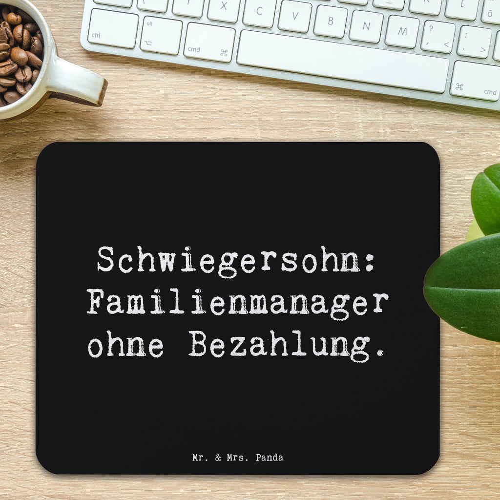 Mauspad Schwiegersohn Manager Mousepad, Computer zubehör, Büroausstattung, PC Zubehör, Arbeitszimmer, Mauspad, Einzigartiges Mauspad, Designer Mauspad, Mausunterlage, Mauspad Büro, Familie, Vatertag, Muttertag, Bruder, Schwester, Mama, Papa, Oma, Opa