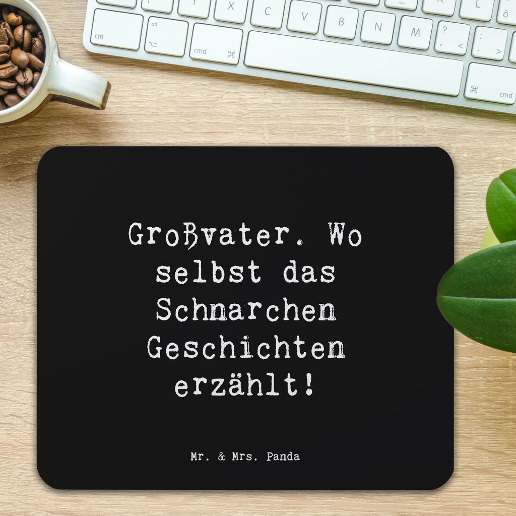 Mauspad Spruch Großvater Geschichten Mousepad, Computer zubehör, Büroausstattung, PC Zubehör, Arbeitszimmer, Mauspad, Einzigartiges Mauspad, Designer Mauspad, Mausunterlage, Mauspad Büro, Familie, Vatertag, Muttertag, Bruder, Schwester, Mama, Papa, Oma, Opa