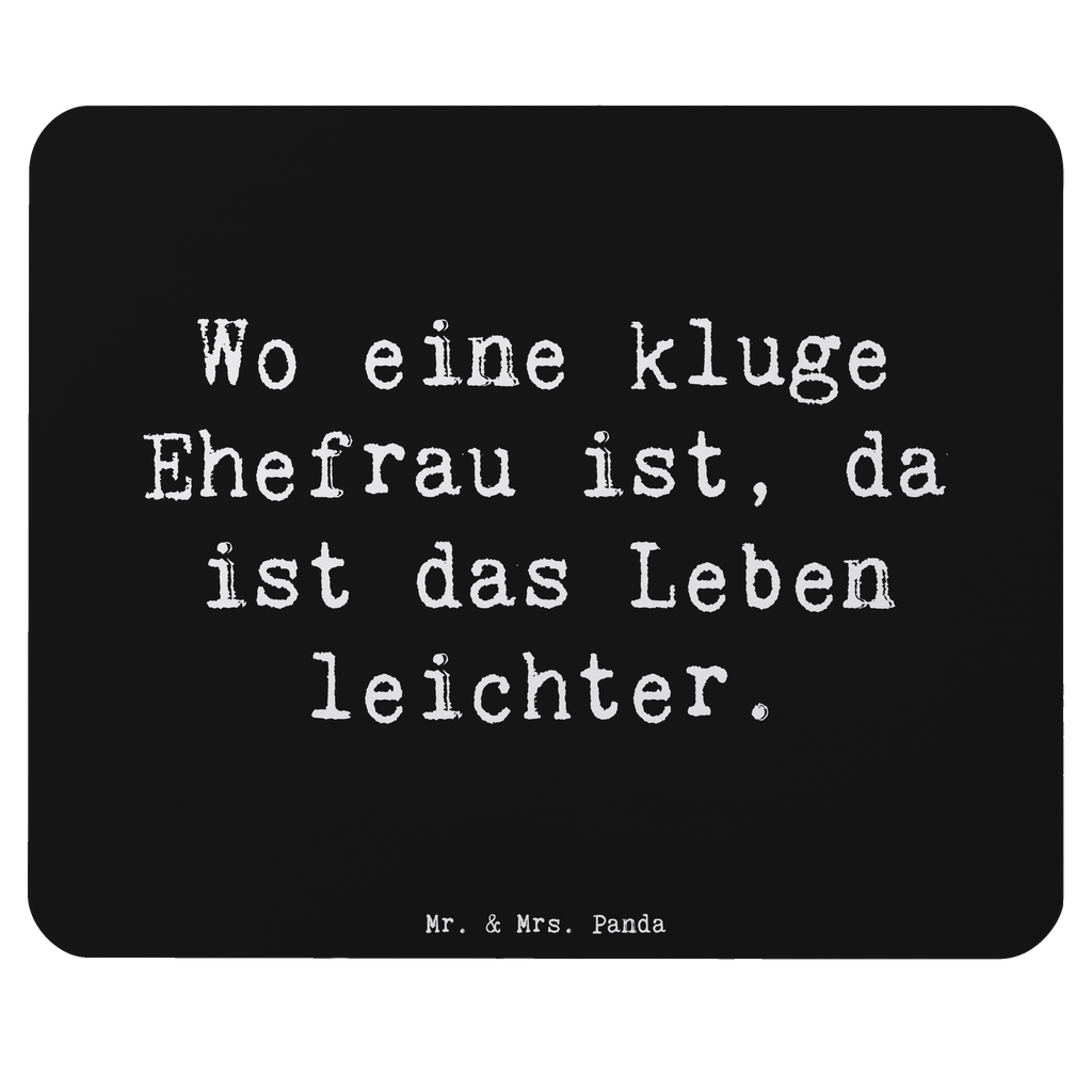 Mauspad Spruch Kluge Ehefrau Mousepad, Computer zubehör, Büroausstattung, PC Zubehör, Arbeitszimmer, Mauspad, Einzigartiges Mauspad, Designer Mauspad, Mausunterlage, Mauspad Büro, Familie, Vatertag, Muttertag, Bruder, Schwester, Mama, Papa, Oma, Opa