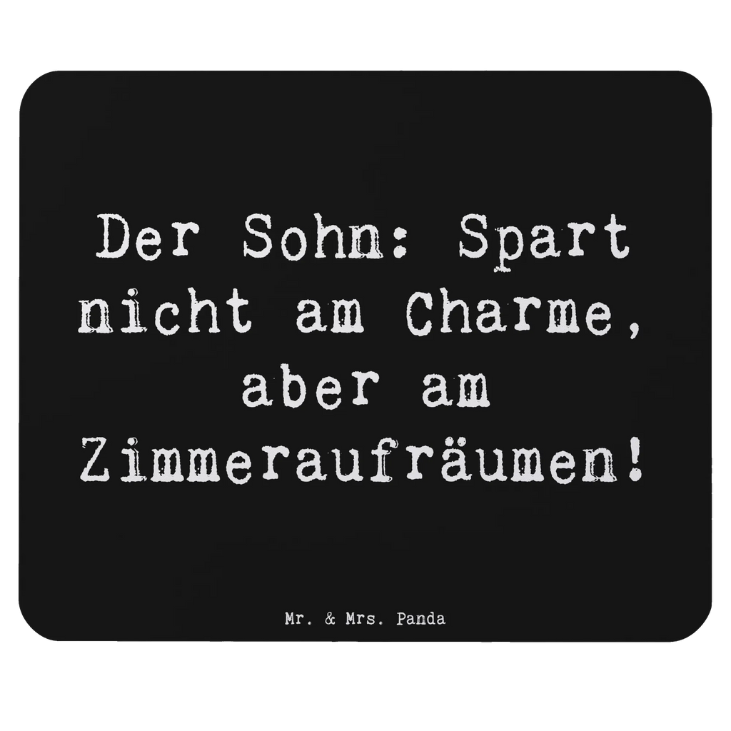 Mauspad Spruch Sohn Charme Mousepad, Computer zubehör, Büroausstattung, PC Zubehör, Arbeitszimmer, Mauspad, Einzigartiges Mauspad, Designer Mauspad, Mausunterlage, Mauspad Büro, Familie, Vatertag, Muttertag, Bruder, Schwester, Mama, Papa, Oma, Opa