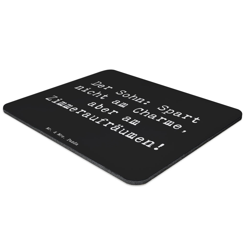 Mauspad Spruch Sohn Charme Mousepad, Computer zubehör, Büroausstattung, PC Zubehör, Arbeitszimmer, Mauspad, Einzigartiges Mauspad, Designer Mauspad, Mausunterlage, Mauspad Büro, Familie, Vatertag, Muttertag, Bruder, Schwester, Mama, Papa, Oma, Opa