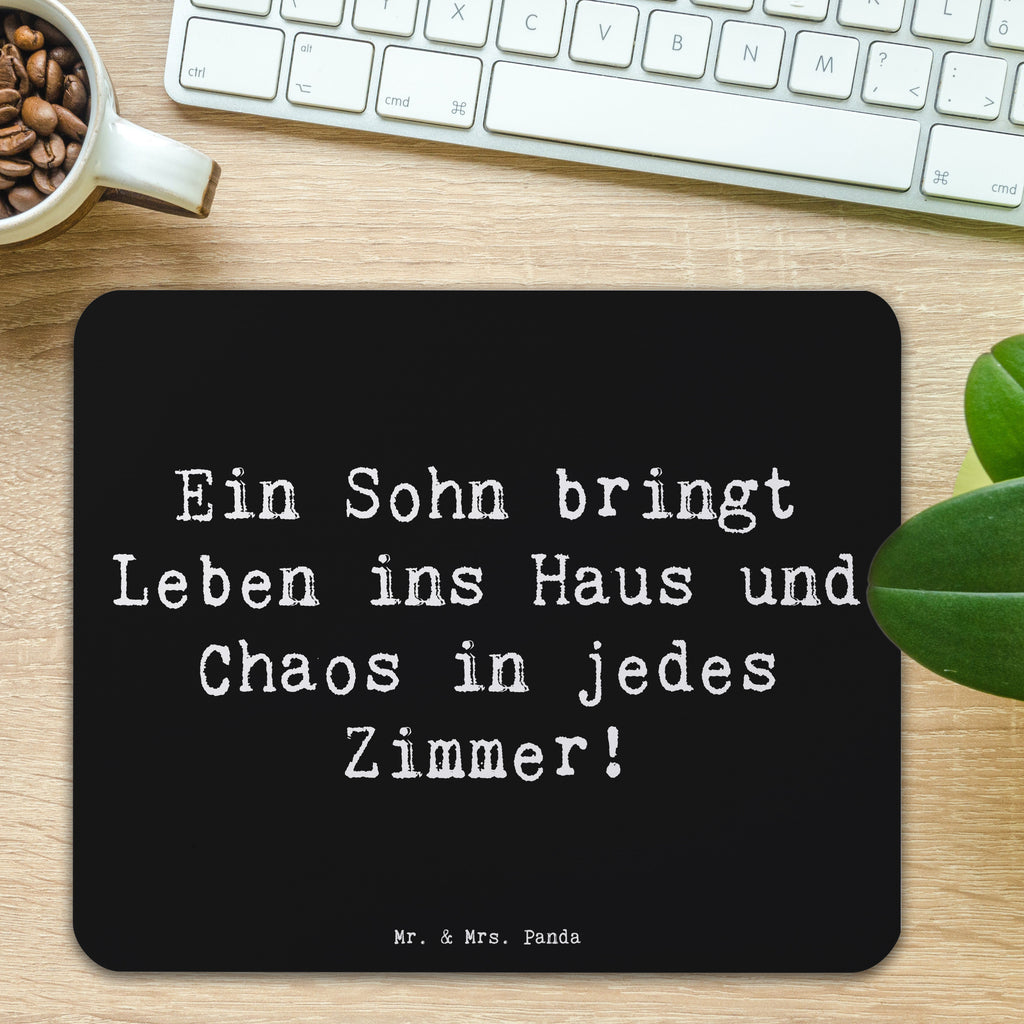 Mauspad Spruch Lebhafter Sohn Mousepad, Computer zubehör, Büroausstattung, PC Zubehör, Arbeitszimmer, Mauspad, Einzigartiges Mauspad, Designer Mauspad, Mausunterlage, Mauspad Büro, Familie, Vatertag, Muttertag, Bruder, Schwester, Mama, Papa, Oma, Opa