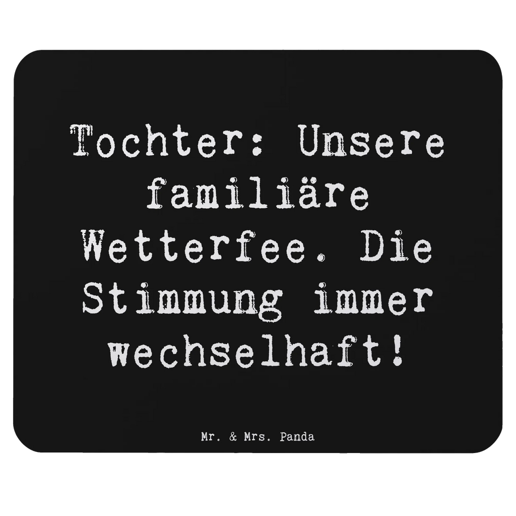 Mauspad Spruch Tochter Wetterfee Mousepad, Computer zubehör, Büroausstattung, PC Zubehör, Arbeitszimmer, Mauspad, Einzigartiges Mauspad, Designer Mauspad, Mausunterlage, Mauspad Büro, Familie, Vatertag, Muttertag, Bruder, Schwester, Mama, Papa, Oma, Opa