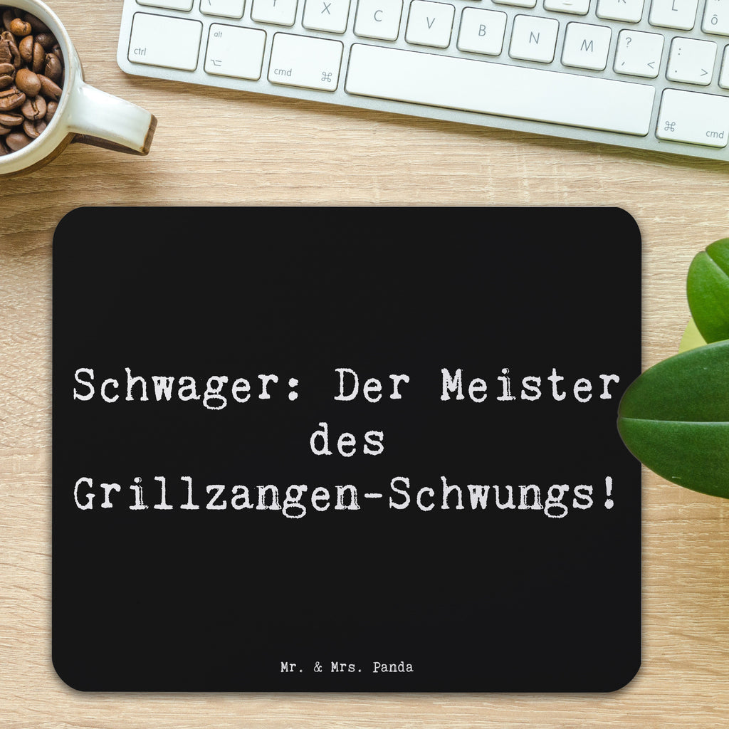 Mauspad Spruch Schwager Grillmeister Mousepad, Computer zubehör, Büroausstattung, PC Zubehör, Arbeitszimmer, Mauspad, Einzigartiges Mauspad, Designer Mauspad, Mausunterlage, Mauspad Büro, Familie, Vatertag, Muttertag, Bruder, Schwester, Mama, Papa, Oma, Opa