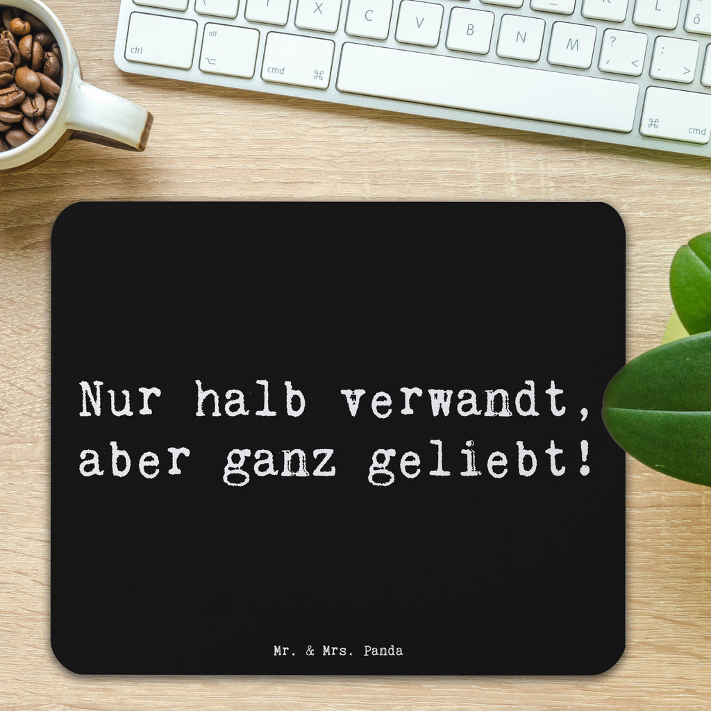 Mauspad Spruch Halbbruder Liebe Mousepad, Computer zubehör, Büroausstattung, PC Zubehör, Arbeitszimmer, Mauspad, Einzigartiges Mauspad, Designer Mauspad, Mausunterlage, Mauspad Büro, Familie, Vatertag, Muttertag, Bruder, Schwester, Mama, Papa, Oma, Opa