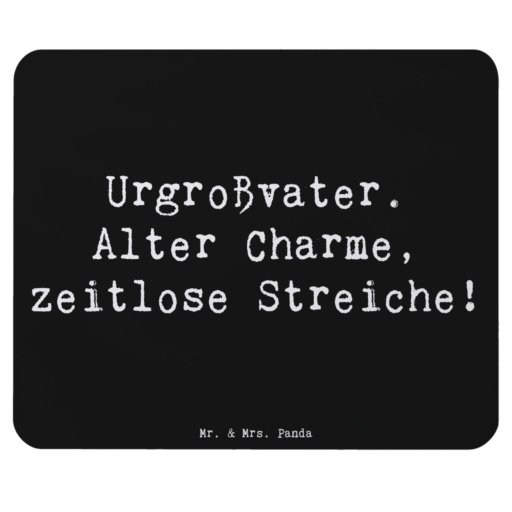 Mauspad Spruch Urgroßvater Charme Mousepad, Computer zubehör, Büroausstattung, PC Zubehör, Arbeitszimmer, Mauspad, Einzigartiges Mauspad, Designer Mauspad, Mausunterlage, Mauspad Büro, Familie, Vatertag, Muttertag, Bruder, Schwester, Mama, Papa, Oma, Opa