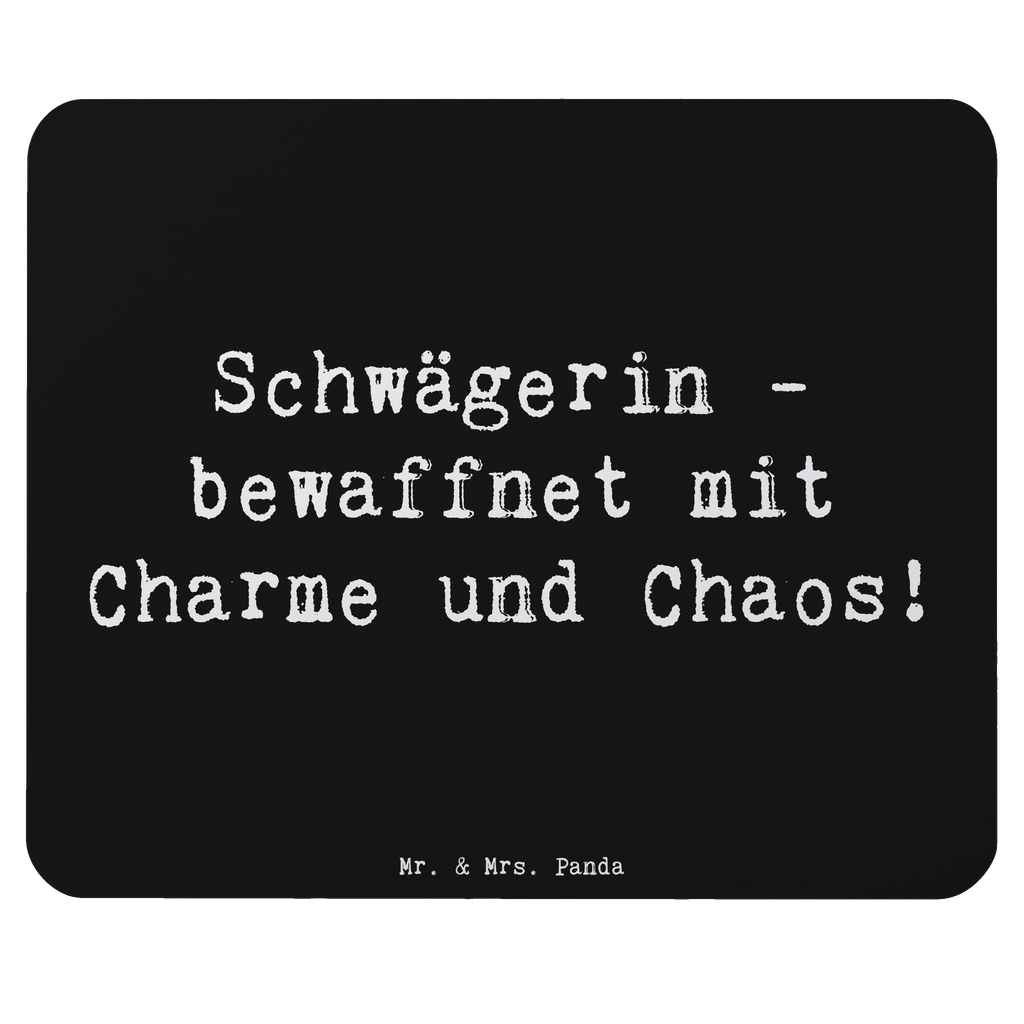 Mauspad Spruch Schwägerin Charmant Chaos Mousepad, Computer zubehör, Büroausstattung, PC Zubehör, Arbeitszimmer, Mauspad, Einzigartiges Mauspad, Designer Mauspad, Mausunterlage, Mauspad Büro, Familie, Vatertag, Muttertag, Bruder, Schwester, Mama, Papa, Oma, Opa