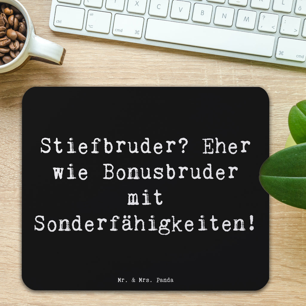 Mauspad Spruch Stiefbruder Mousepad, Computer zubehör, Büroausstattung, PC Zubehör, Arbeitszimmer, Mauspad, Einzigartiges Mauspad, Designer Mauspad, Mausunterlage, Mauspad Büro, Familie, Vatertag, Muttertag, Bruder, Schwester, Mama, Papa, Oma, Opa