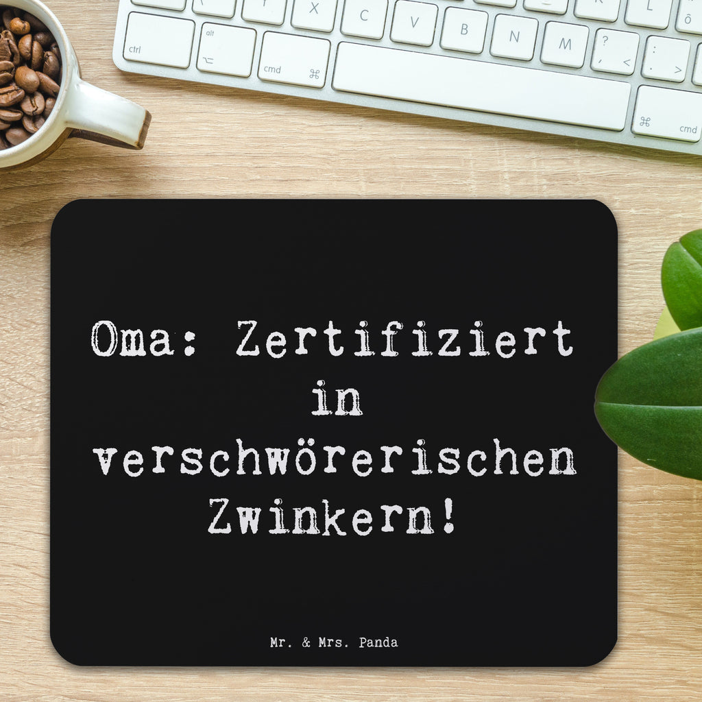 Mauspad Spruch Oma Zwinkern Mousepad, Computer zubehör, Büroausstattung, PC Zubehör, Arbeitszimmer, Mauspad, Einzigartiges Mauspad, Designer Mauspad, Mausunterlage, Mauspad Büro, Familie, Vatertag, Muttertag, Bruder, Schwester, Mama, Papa, Oma, Opa