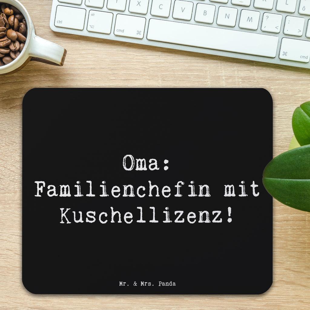 Mauspad Spruch Oma Familienchefin Mousepad, Computer zubehör, Büroausstattung, PC Zubehör, Arbeitszimmer, Mauspad, Einzigartiges Mauspad, Designer Mauspad, Mausunterlage, Mauspad Büro, Familie, Vatertag, Muttertag, Bruder, Schwester, Mama, Papa, Oma, Opa