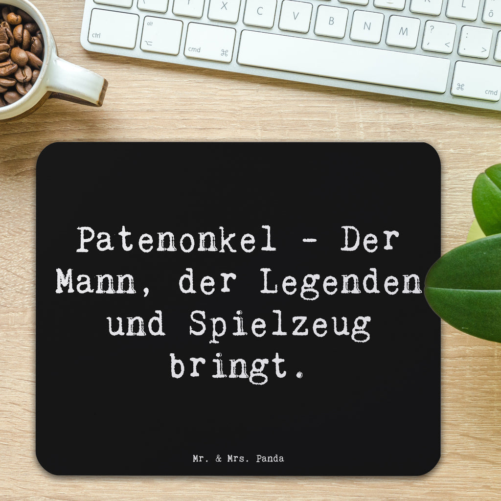 Mauspad Spruch Patenonkel Geschenk Mousepad, Computer zubehör, Büroausstattung, PC Zubehör, Arbeitszimmer, Mauspad, Einzigartiges Mauspad, Designer Mauspad, Mausunterlage, Mauspad Büro, Familie, Vatertag, Muttertag, Bruder, Schwester, Mama, Papa, Oma, Opa