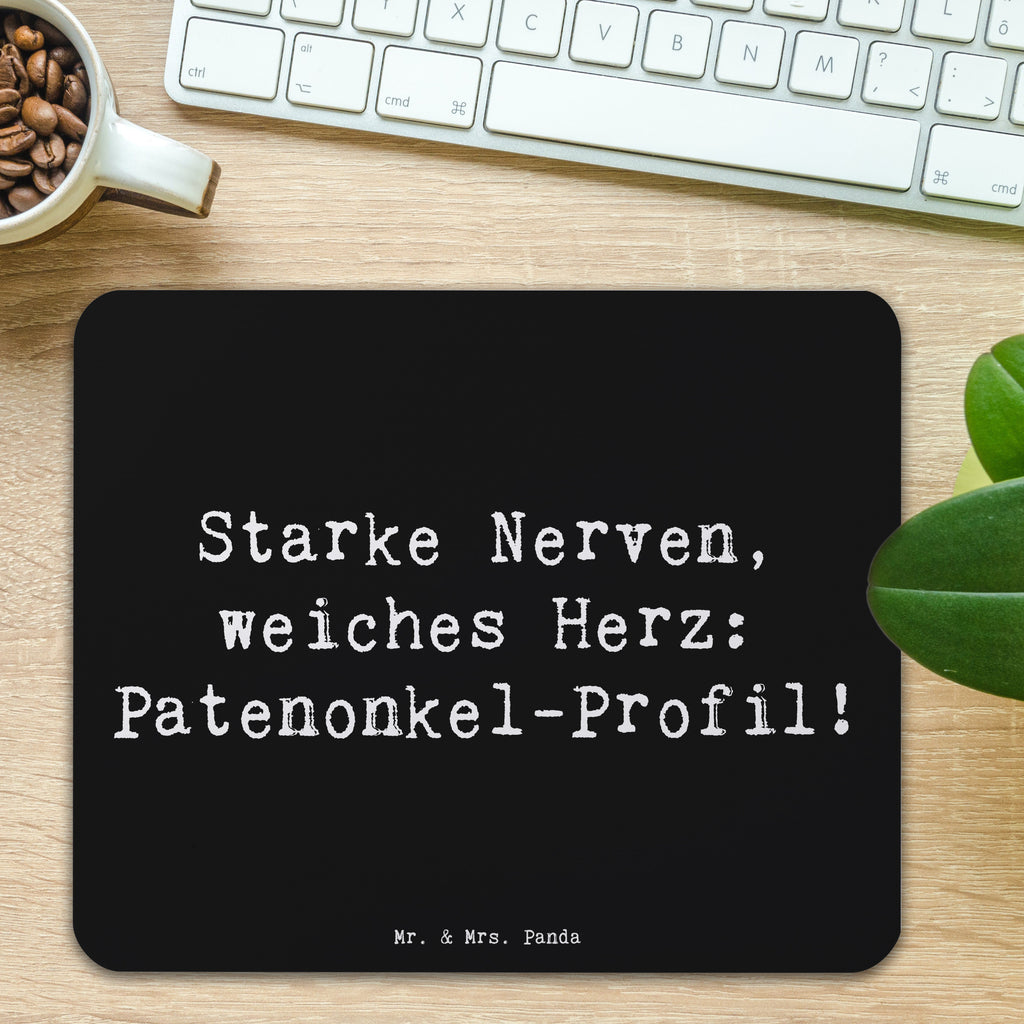 Mauspad Spruch Starke Patenonkel Mousepad, Computer zubehör, Büroausstattung, PC Zubehör, Arbeitszimmer, Mauspad, Einzigartiges Mauspad, Designer Mauspad, Mausunterlage, Mauspad Büro, Familie, Vatertag, Muttertag, Bruder, Schwester, Mama, Papa, Oma, Opa