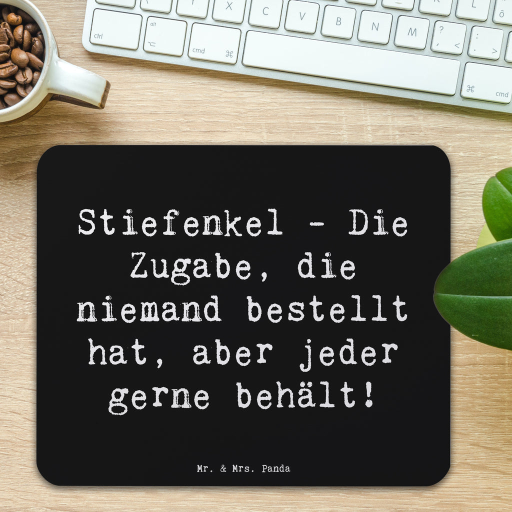 Mauspad Spruch Stiefenkel Freude Mousepad, Computer zubehör, Büroausstattung, PC Zubehör, Arbeitszimmer, Mauspad, Einzigartiges Mauspad, Designer Mauspad, Mausunterlage, Mauspad Büro, Familie, Vatertag, Muttertag, Bruder, Schwester, Mama, Papa, Oma, Opa