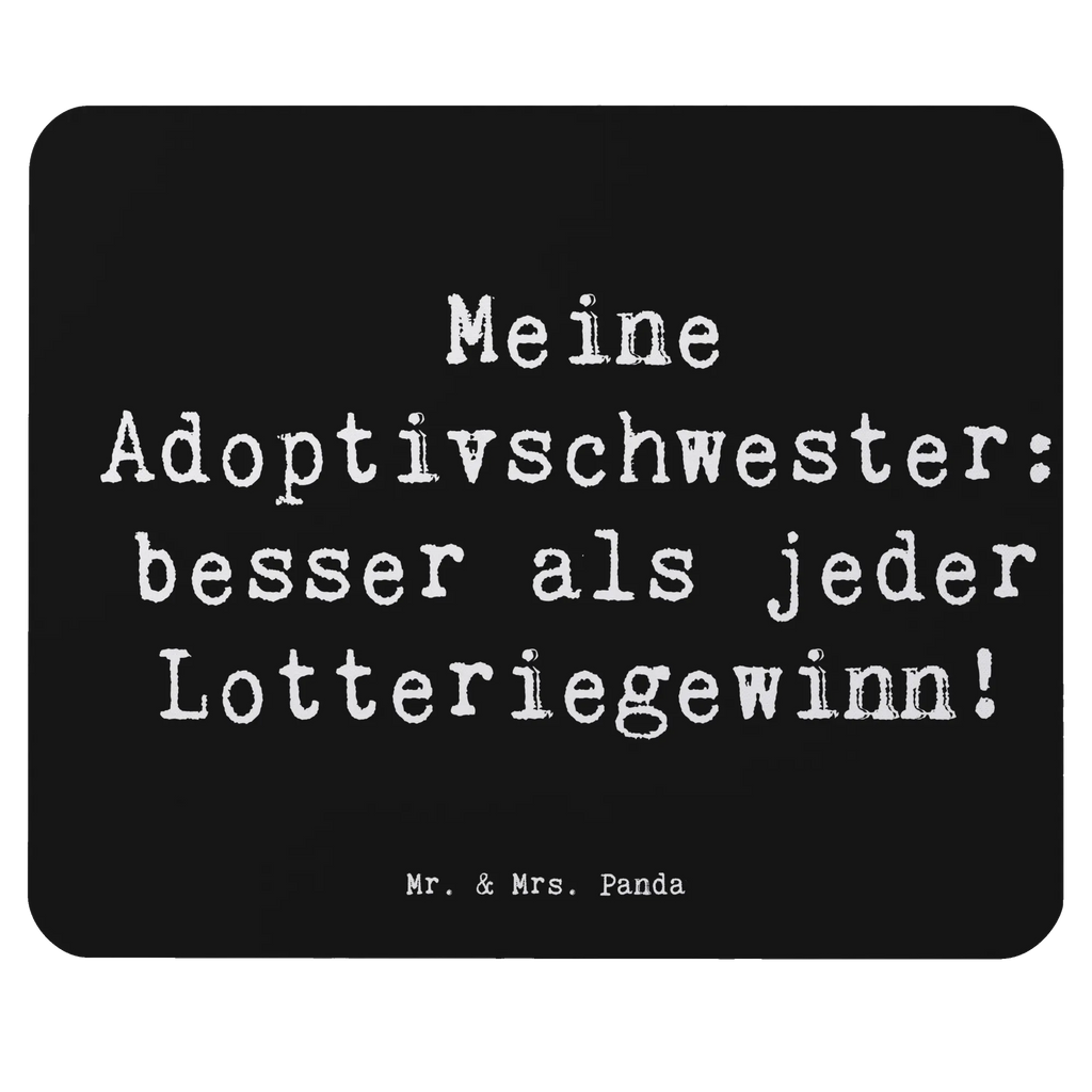 Mauspad Spruch Adoptivschwester Wunder Mousepad, Computer zubehör, Büroausstattung, PC Zubehör, Arbeitszimmer, Mauspad, Einzigartiges Mauspad, Designer Mauspad, Mausunterlage, Mauspad Büro, Familie, Vatertag, Muttertag, Bruder, Schwester, Mama, Papa, Oma, Opa