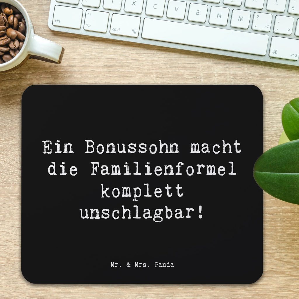 Mauspad Spruch Unschlagbarer Bonussohn Mousepad, Computer zubehör, Büroausstattung, PC Zubehör, Arbeitszimmer, Mauspad, Einzigartiges Mauspad, Designer Mauspad, Mausunterlage, Mauspad Büro, Familie, Vatertag, Muttertag, Bruder, Schwester, Mama, Papa, Oma, Opa