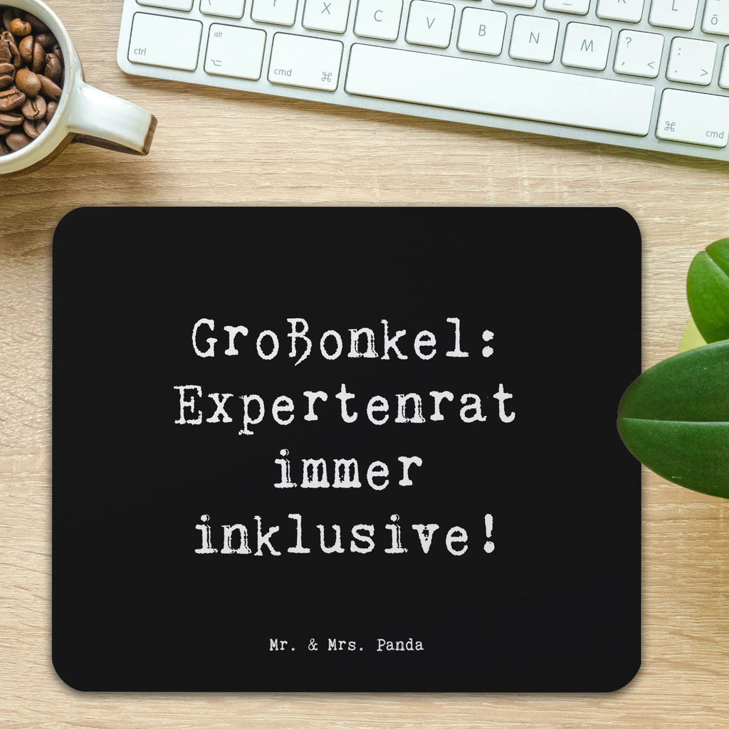 Mauspad Spruch Großonkel Rat Mousepad, Computer zubehör, Büroausstattung, PC Zubehör, Arbeitszimmer, Mauspad, Einzigartiges Mauspad, Designer Mauspad, Mausunterlage, Mauspad Büro, Familie, Vatertag, Muttertag, Bruder, Schwester, Mama, Papa, Oma, Opa