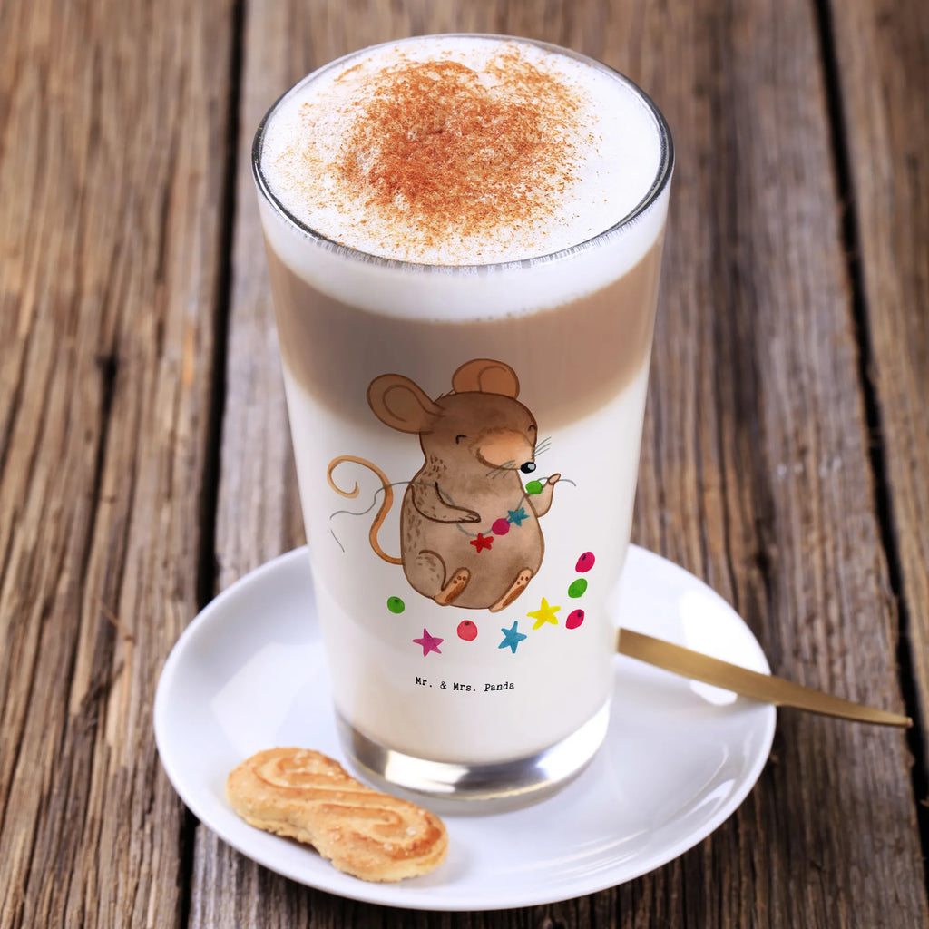 Glas Maus Schmuck selber machen Cappuccino Glas, Glas, Cappuccino Tasse, Latte Macchiato, Geschenk, Sport, Sportart, Hobby, Schenken, Danke, Dankeschön, Auszeichnung, Gewinn, Sportler, Schmuck selber machen, Schmuck basteln, DIY