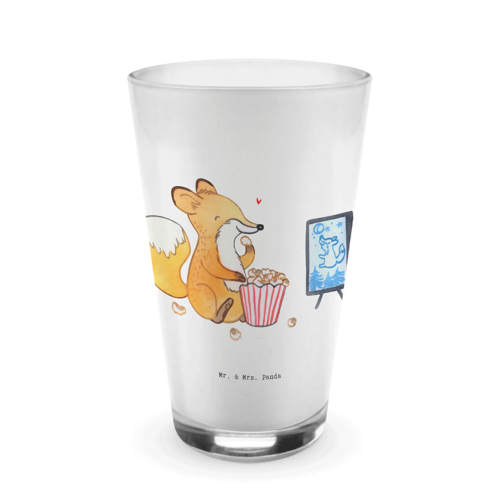 Glas Fuchs Filme gucken Cappuccino Glas, Glas, Cappuccino Tasse, Latte Macchiato, Geschenk, Sport, Sportart, Hobby, Schenken, Danke, Dankeschön, Auszeichnung, Gewinn, Sportler, Filmabend, Filme gucken, TV, Fernsehen, Kino