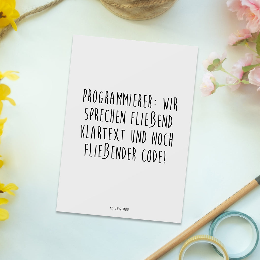 Postkarte Spruch Programmierer Codeflüsterer Postkarte, Karte, Geschenkkarte, Grußkarte, Einladung, Ansichtskarte, Geburtstagskarte, Einladungskarte, Dankeskarte, Ansichtskarten, Einladung Geburtstag, Einladungskarten Geburtstag, Beruf, Ausbildung, Jubiläum, Abschied, Rente, Kollege, Kollegin, Geschenk, Schenken, Arbeitskollege, Mitarbeiter, Firma, Danke, Dankeschön