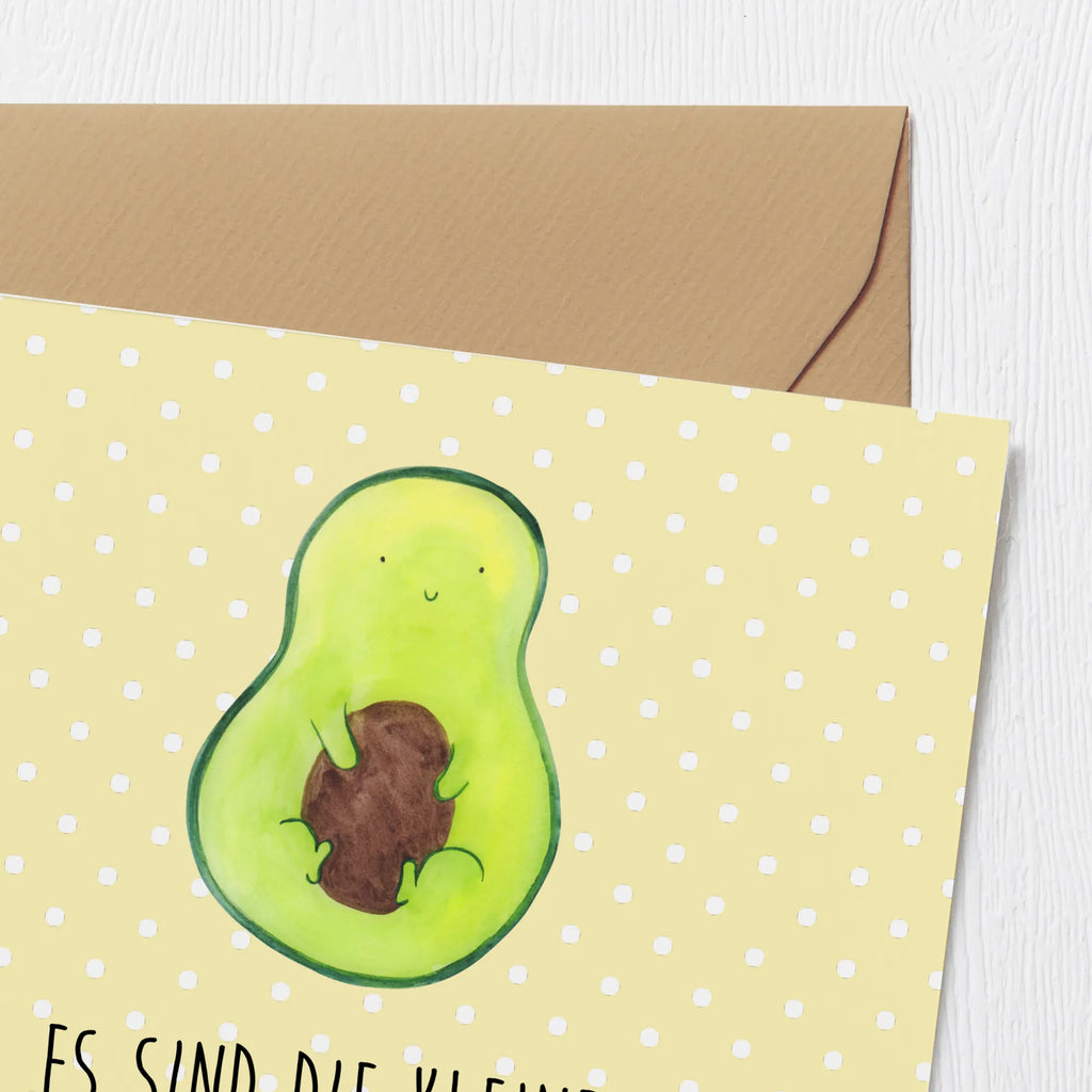 Deluxe Karte Avocado Kern Karte, Grußkarte, Klappkarte, Einladungskarte, Glückwunschkarte, Hochzeitskarte, Geburtstagskarte, Hochwertige Grußkarte, Hochwertige Klappkarte, Avocado, Veggie, Vegan, Gesund, Avokado, Avocadokern, Kern, Pflanze, Spruch Leben