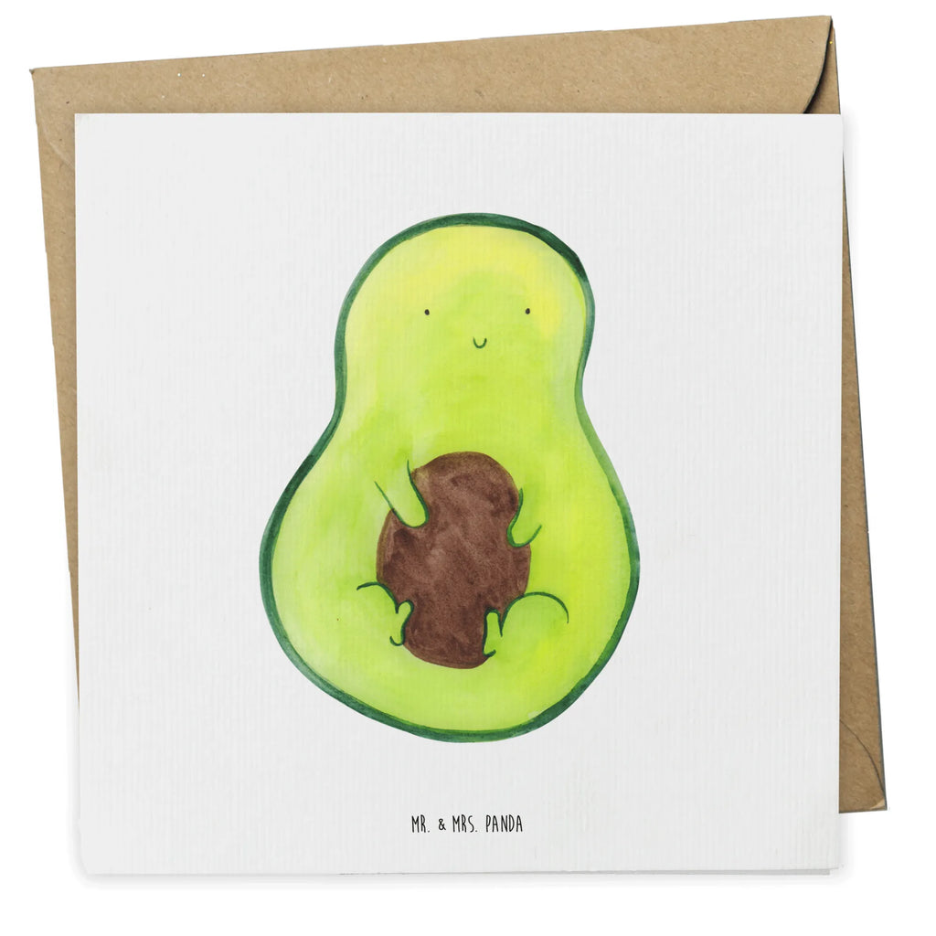 Deluxe Karte Avocado Kern Karte, Grußkarte, Klappkarte, Einladungskarte, Glückwunschkarte, Hochzeitskarte, Geburtstagskarte, Hochwertige Grußkarte, Hochwertige Klappkarte, Avocado, Veggie, Vegan, Gesund, Avokado, Avocadokern, Kern, Pflanze, Spruch Leben