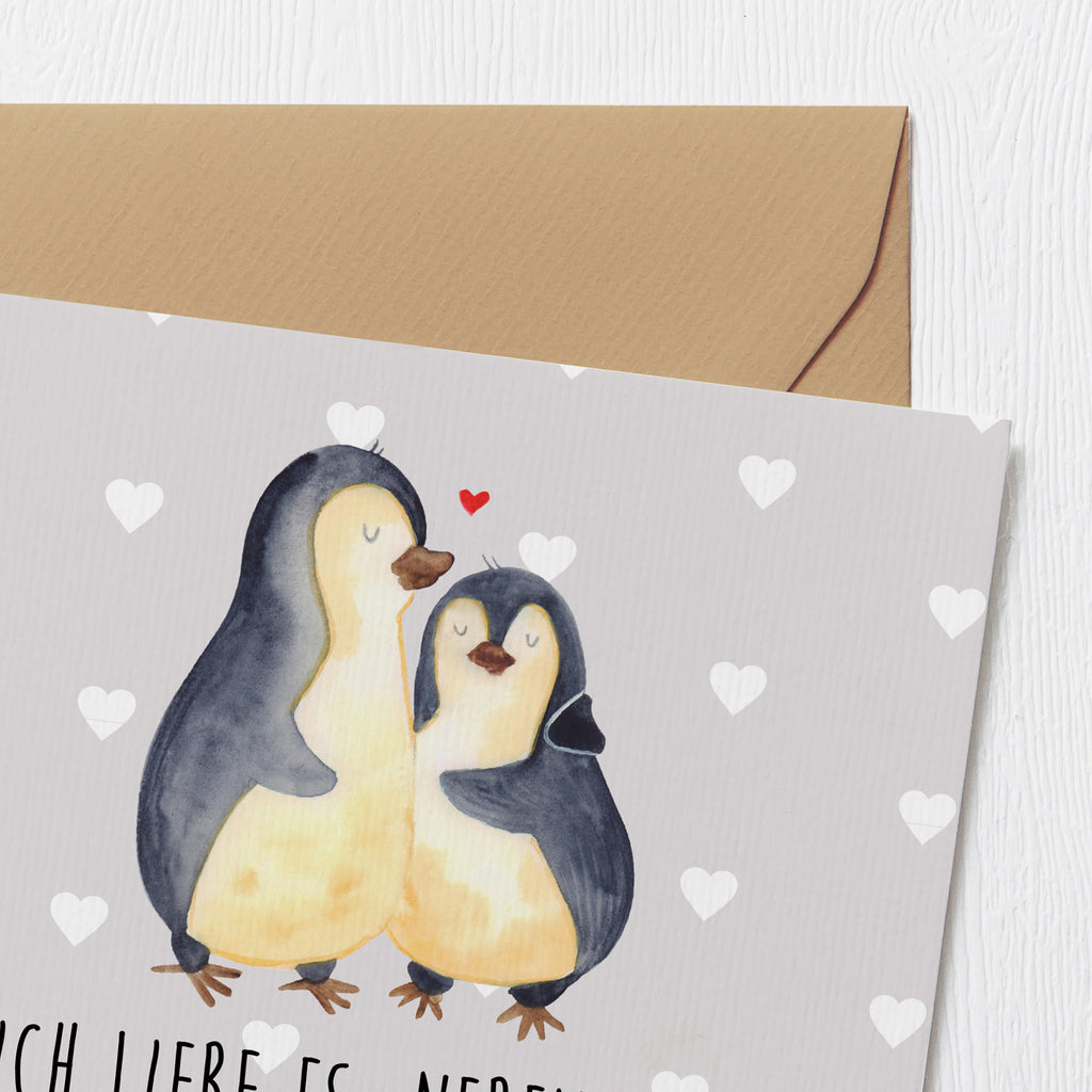 Deluxe Karte Pinguine Einschlafen Karte, Grußkarte, Klappkarte, Einladungskarte, Glückwunschkarte, Hochzeitskarte, Geburtstagskarte, Hochwertige Grußkarte, Hochwertige Klappkarte, Liebe, Partner, Freund, Freundin, Ehemann, Ehefrau, Heiraten, Verlobung, Heiratsantrag, Liebesgeschenk, Jahrestag, Hocheitstag, Valentinstag, Geschenk für Frauen, Hochzeitstag, Mitbringsel, Geschenk für Freundin, Geschenk für Partner, Liebesbeweis, für Männer, für Ehemann