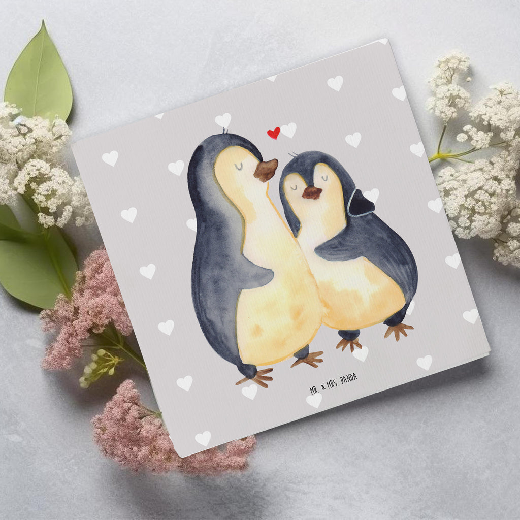 Deluxe Karte Pinguine Einschlafen Karte, Grußkarte, Klappkarte, Einladungskarte, Glückwunschkarte, Hochzeitskarte, Geburtstagskarte, Hochwertige Grußkarte, Hochwertige Klappkarte, Liebe, Partner, Freund, Freundin, Ehemann, Ehefrau, Heiraten, Verlobung, Heiratsantrag, Liebesgeschenk, Jahrestag, Hocheitstag, Valentinstag, Geschenk für Frauen, Hochzeitstag, Mitbringsel, Geschenk für Freundin, Geschenk für Partner, Liebesbeweis, für Männer, für Ehemann