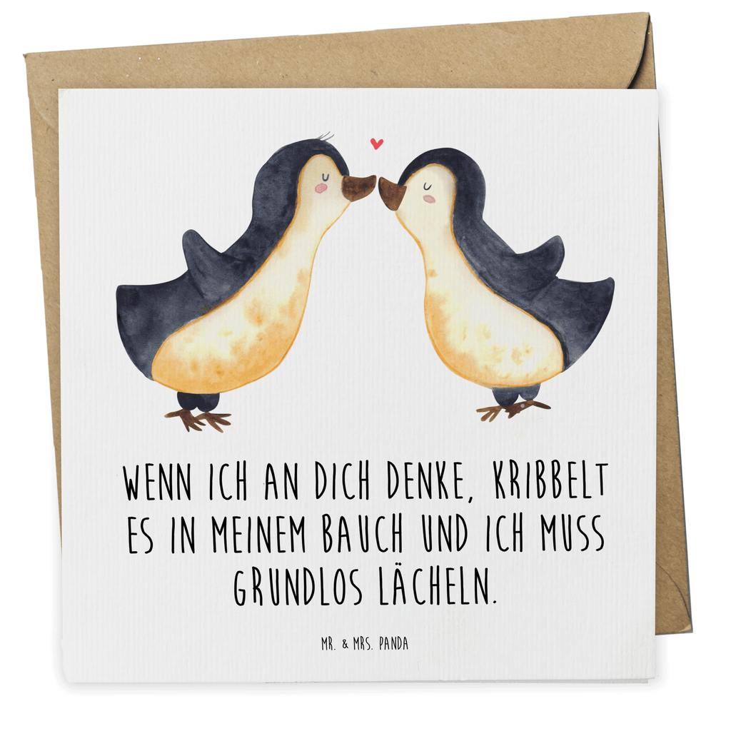 Deluxe Karte Pinguine Kuss Karte, Grußkarte, Klappkarte, Einladungskarte, Glückwunschkarte, Hochzeitskarte, Geburtstagskarte, Hochwertige Grußkarte, Hochwertige Klappkarte, Liebe, Partner, Freund, Freundin, Ehemann, Ehefrau, Heiraten, Verlobung, Heiratsantrag, Liebesgeschenk, Jahrestag, Hocheitstag, Valentinstag, Geschenk für Frauen, Hochzeitstag, Mitbringsel, Geschenk für Freundin, Geschenk für Partner, Liebesbeweis, für Männer, für Ehemann