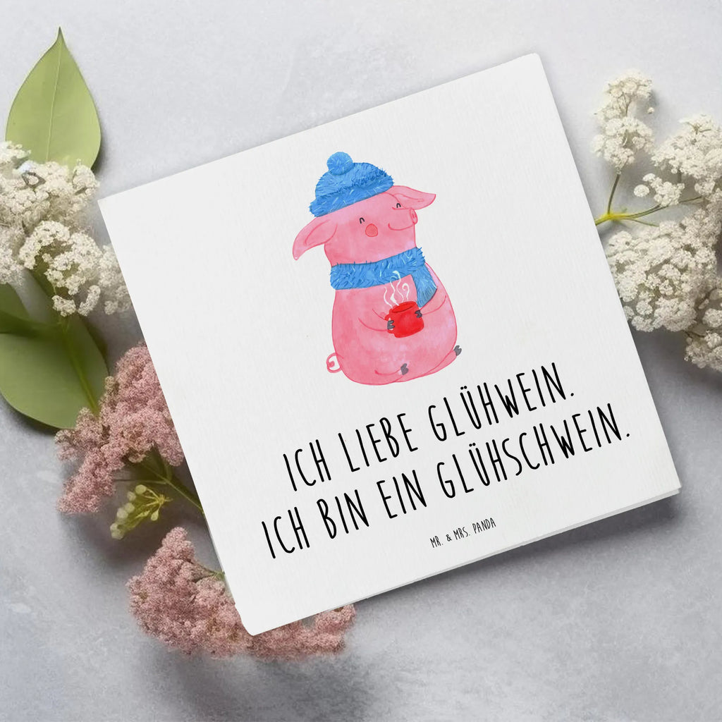 Deluxe Karte Schwein Glühwein Karte, Grußkarte, Klappkarte, Einladungskarte, Glückwunschkarte, Hochzeitskarte, Geburtstagskarte, Hochwertige Grußkarte, Hochwertige Klappkarte, Winter, Weihnachten, Weihnachtsdeko, Nikolaus, Advent, Heiligabend, Wintermotiv, Glühschwein, Glühwein, Weihnachtsmarkt, Punsch