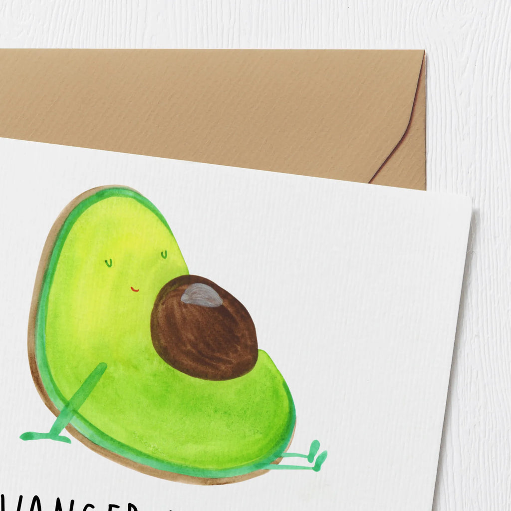 Deluxe Karte Avocado Schwangerschaft Karte, Grußkarte, Klappkarte, Einladungskarte, Glückwunschkarte, Hochzeitskarte, Geburtstagskarte, Hochwertige Grußkarte, Hochwertige Klappkarte, Avocado, Veggie, Vegan, Gesund, schwanger, Schwangerschaft, Babyparty, Babyshower