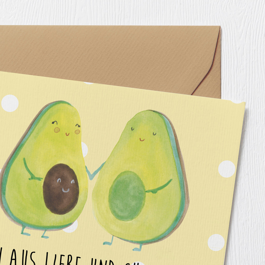 Deluxe Karte Avocado Pärchen Karte, Grußkarte, Klappkarte, Einladungskarte, Glückwunschkarte, Hochzeitskarte, Geburtstagskarte, Hochwertige Grußkarte, Hochwertige Klappkarte, Avocado, Veggie, Vegan, Gesund, Avocuddle, Liebe, Schwangerschaft, Familie, Babyshower, Babyparty, Hochzeit, Kinder, Avocados, Geburt