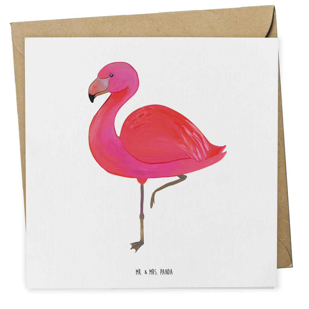 Deluxe Karte Flamingo Classic Karte, Grußkarte, Klappkarte, Einladungskarte, Glückwunschkarte, Hochzeitskarte, Geburtstagskarte, Hochwertige Grußkarte, Hochwertige Klappkarte, Flamingo, Einzigartig, Selbstliebe, Stolz, ich, für mich, Spruch, Freundin, Freundinnen, Außenseiter, Sohn, Tochter, Geschwister