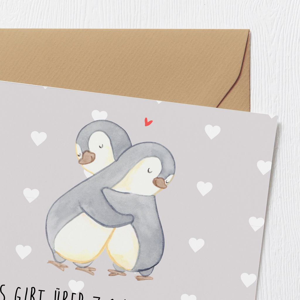 Deluxe Karte Pinguine Kuscheln Karte, Grußkarte, Klappkarte, Einladungskarte, Glückwunschkarte, Hochzeitskarte, Geburtstagskarte, Hochwertige Grußkarte, Hochwertige Klappkarte, Liebe, Partner, Freund, Freundin, Ehemann, Ehefrau, Heiraten, Verlobung, Heiratsantrag, Liebesgeschenk, Jahrestag, Hocheitstag, Valentinstag, Geschenk für Frauen, Hochzeitstag, Mitbringsel, Geschenk für Freundin, Geschenk für Partner, Liebesbeweis, für Männer, für Ehemann