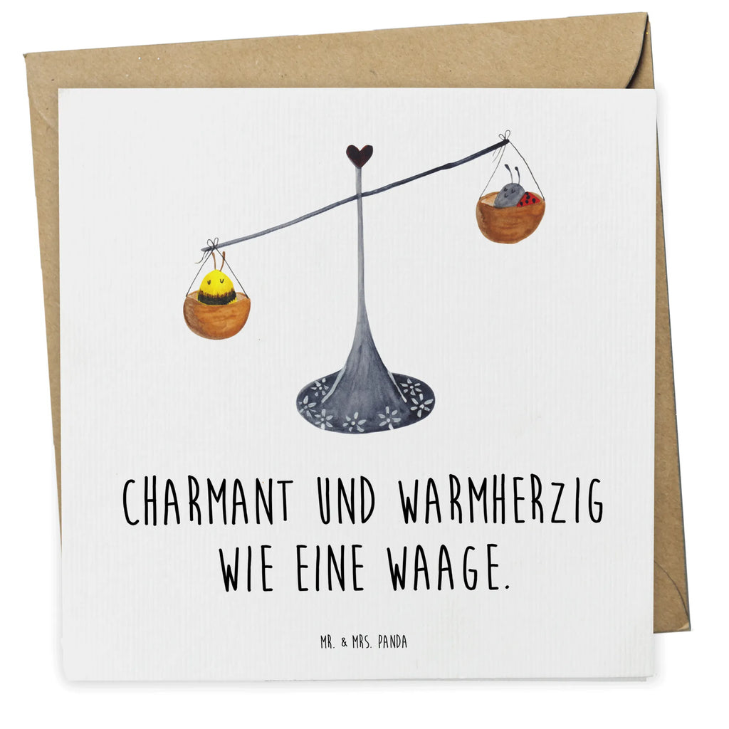 Deluxe Karte Sternzeichen Waage Karte, Grußkarte, Klappkarte, Einladungskarte, Glückwunschkarte, Hochzeitskarte, Geburtstagskarte, Hochwertige Grußkarte, Hochwertige Klappkarte, Tierkreiszeichen, Sternzeichen, Horoskop, Astrologie, Aszendent, Waage, Waage Geschenk, Waage Sternzeichen, Geschenk Oktober, Geschenk September, Geburtstag Oktober, Geburtstag September, Gleichgewicht, Marienkäfer, Hummel, Biene