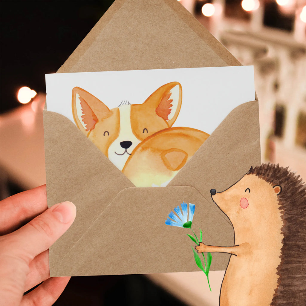 Deluxe Karte Corgi Po Karte, Grußkarte, Klappkarte, Einladungskarte, Glückwunschkarte, Hochzeitskarte, Geburtstagskarte, Hochwertige Grußkarte, Hochwertige Klappkarte, Hund, Hundemotiv, Haustier, Hunderasse, Tierliebhaber, Hundebesitzer, Sprüche, Corgie, Hundeliebe, Motivation, Selbstliebe, Spruch