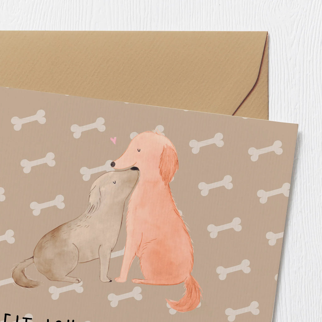 Deluxe Karte Hunde Liebe Karte, Grußkarte, Klappkarte, Einladungskarte, Glückwunschkarte, Hochzeitskarte, Geburtstagskarte, Hochwertige Grußkarte, Hochwertige Klappkarte, Hund, Hundemotiv, Haustier, Hunderasse, Tierliebhaber, Hundebesitzer, Sprüche, Liebe, Hund. Hunde, Kuss, Vertrauen, Kuscheln, Herz