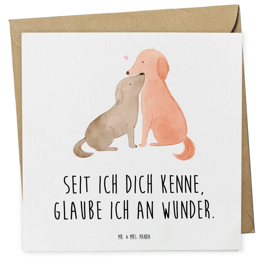 Deluxe Karte Hunde Liebe Karte, Grußkarte, Klappkarte, Einladungskarte, Glückwunschkarte, Hochzeitskarte, Geburtstagskarte, Hochwertige Grußkarte, Hochwertige Klappkarte, Hund, Hundemotiv, Haustier, Hunderasse, Tierliebhaber, Hundebesitzer, Sprüche, Liebe, Hund. Hunde, Kuss, Vertrauen, Kuscheln, Herz