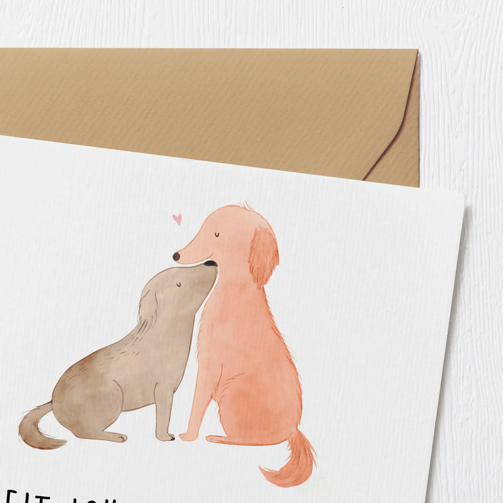 Deluxe Karte Hunde Liebe Karte, Grußkarte, Klappkarte, Einladungskarte, Glückwunschkarte, Hochzeitskarte, Geburtstagskarte, Hochwertige Grußkarte, Hochwertige Klappkarte, Hund, Hundemotiv, Haustier, Hunderasse, Tierliebhaber, Hundebesitzer, Sprüche, Liebe, Hund. Hunde, Kuss, Vertrauen, Kuscheln, Herz