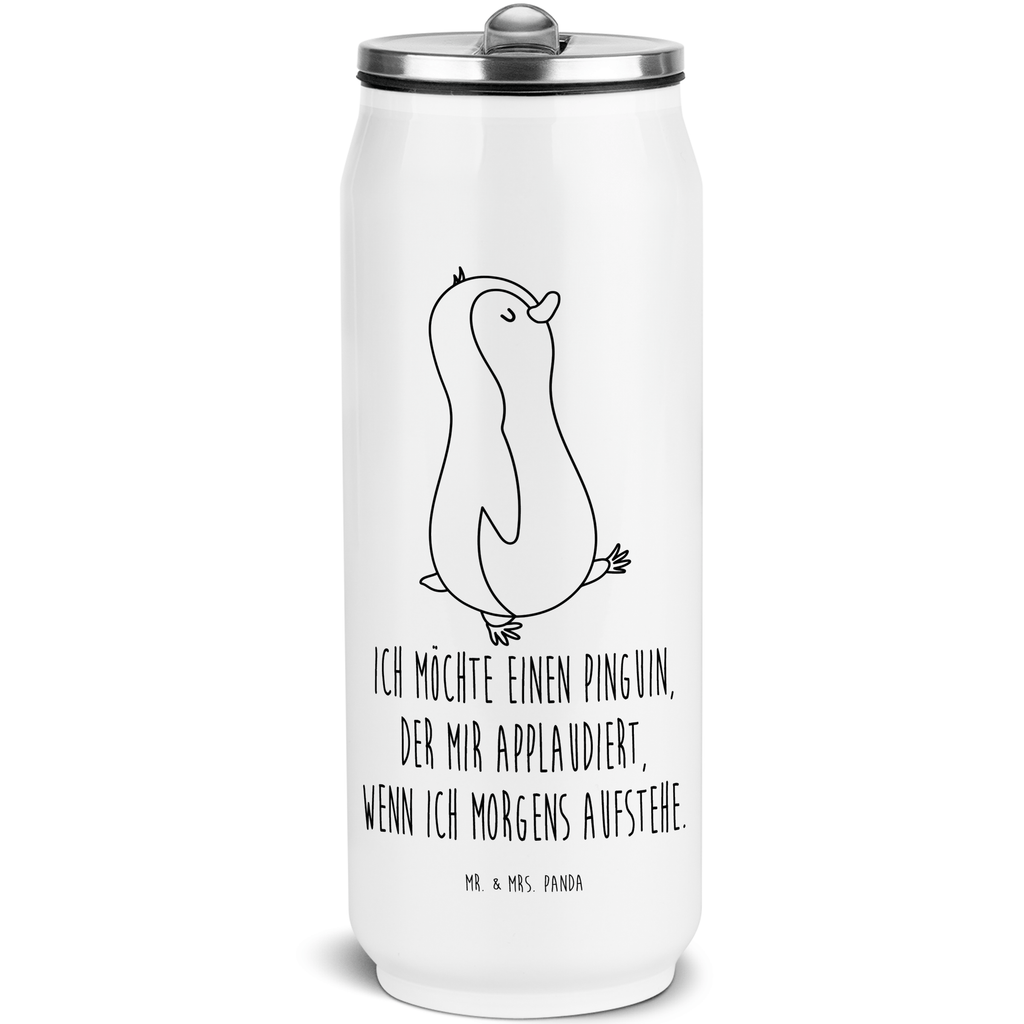 Getränkedosen Trinkflasche Pinguin marschieren Getränkedose, Trinkflasche, Pinguin, Pinguine, Frühaufsteher, Langschläfer, Bruder, Schwester, Familie