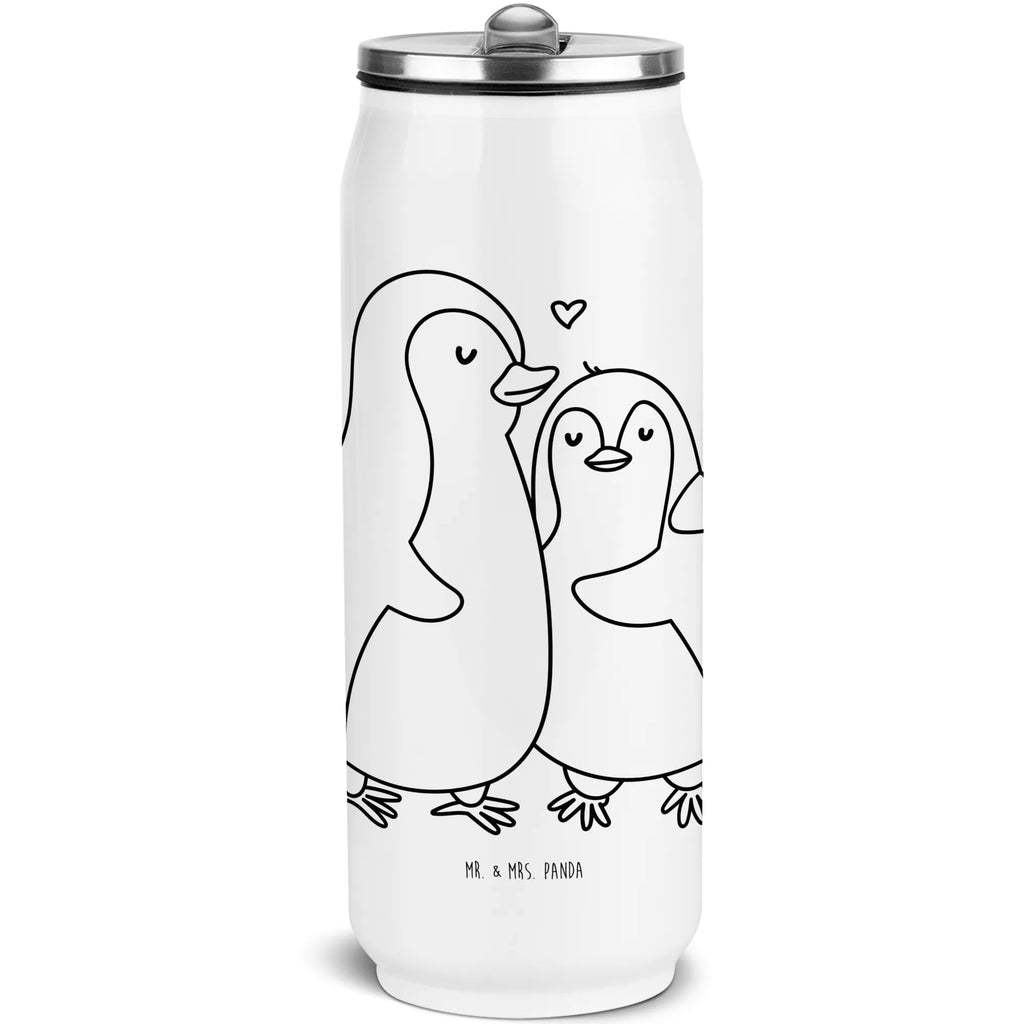 Getränkedosen Trinkflasche Pinguin umarmen Getränkedose, Trinkflasche, Pinguin, Liebe, Liebespaar, Liebesbeweis, Liebesgeschenk, Verlobung, Jahrestag, Hochzeitstag, Hochzeit, Hochzeitsgeschenk