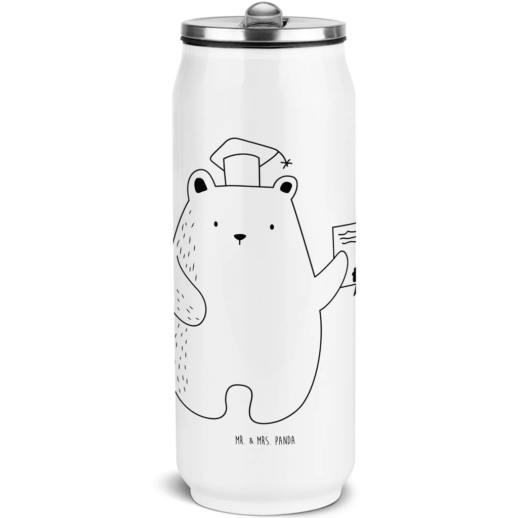 Getränkedosen Trinkflasche Bär Prüfung Getränkedose, Trinkflasche, Bär, Teddy, Teddybär, Abitur, Prüfungen, Prüfung bestanden, Abschluss, Zeugnis, Abschlusszeugnis