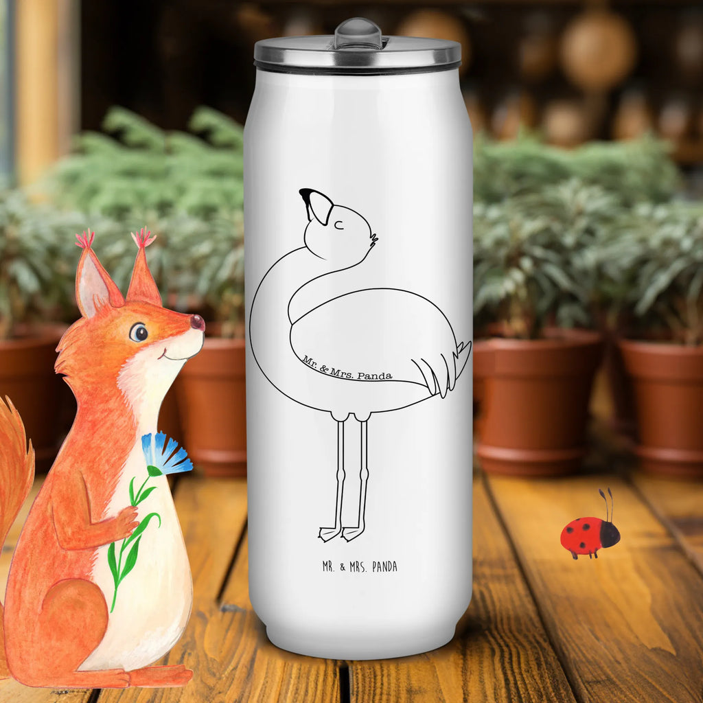 Getränkedosen Trinkflasche Flamingo Stolz Getränkedose, Trinkflasche, Flamingo, stolz, Freude, Selbstliebe, Selbstakzeptanz, Freundin, beste Freundin, Tochter, Mama, Schwester