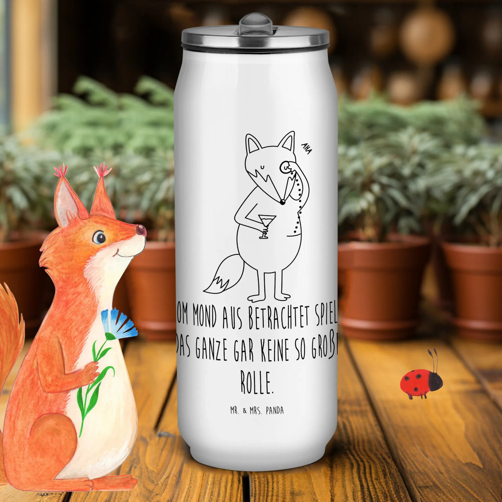 Getränkedosen Trinkflasche Fuchs Lord Getränkedose, Trinkflasche, Fuchs, Füchse, tröstende Worte, Spruch lustig, Liebeskummer Geschenk, Motivation Spruch, Problemlösung