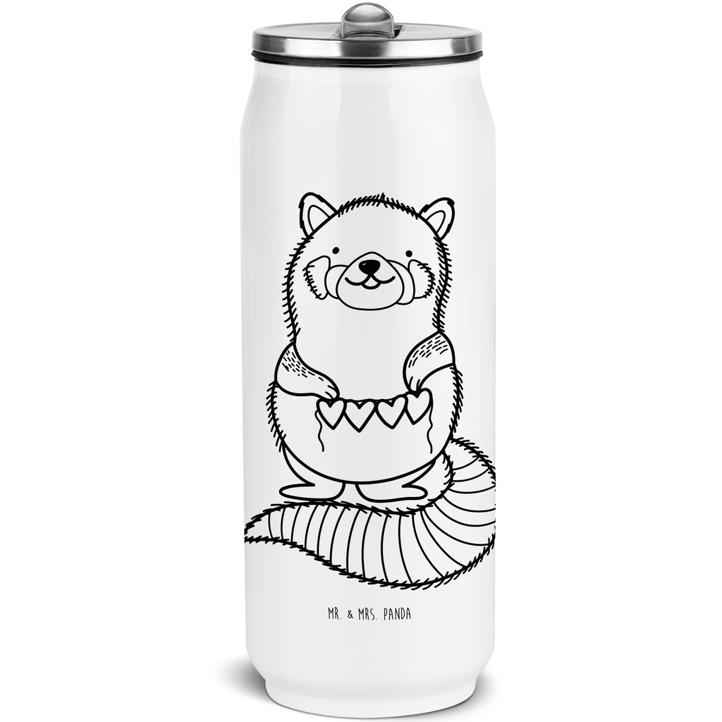 Getränkedosen Trinkflasche Roter Panda Getränkedose, Trinkflasche, Tiermotive, Gute Laune, lustige Sprüche, Tiere, Panda, Liebe, Rot, Herz, Liebling, Lieblingsmensch