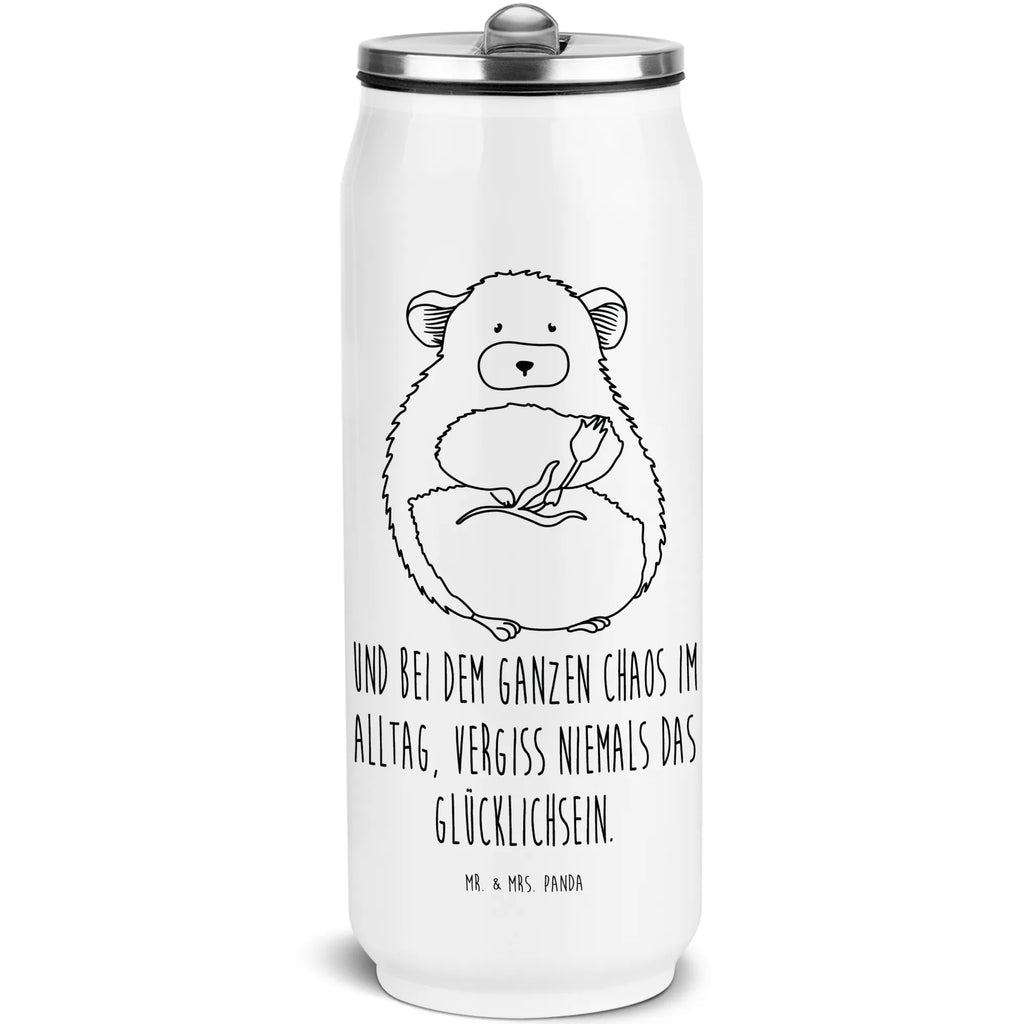 Getränkedosen Trinkflasche Chinchilla Blume Getränkedose, Trinkflasche, Tiermotive, Gute Laune, lustige Sprüche, Tiere, Chinchilla, Chinchillas, Liebeskummer, Kummer, Depressionen, traurig sein, Chaos, Glücklichsein, Büro, Büroalltag