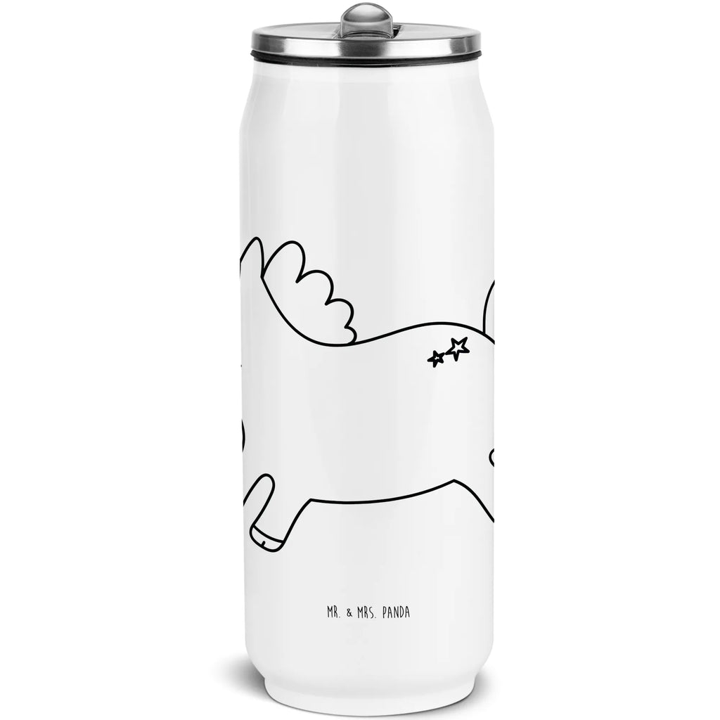 Getränkedosen Trinkflasche Einhorn Happy Getränkedose, Trinkflasche, Einhorn, Einhörner, Einhorn Deko, Pegasus, Unicorn, glücklich, fröhlich, Spaß, Freude, Lebensfreude, witzig, spannend, Lächeln, Lachen