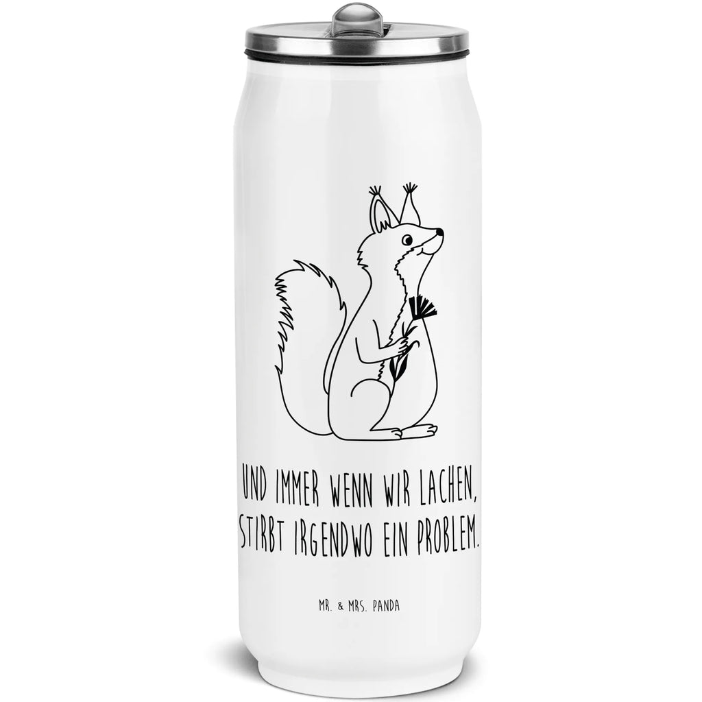 Getränkedosen Trinkflasche Eichhörnchen Blume Getränkedose, Trinkflasche, Tiermotive, Gute Laune, lustige Sprüche, Tiere, Eichhörnchen, Eichhorn, Spruch positiv, Lachen, Spaß, Motivation Sprüche, Motivation Bilder, glücklich Spruch, Spruch Deko