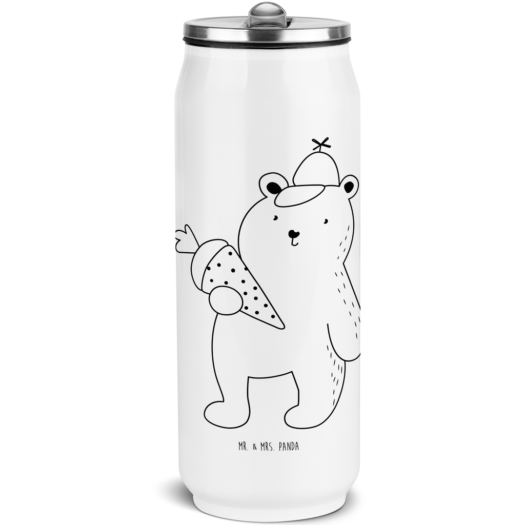 Getränkedosen Trinkflasche Bär Schultüte Getränkedose, Trinkflasche, Bär, Teddy, Teddybär, Bär Motiv, Schultüte, Erster Schultag Geschenk, Einschulung Geschenk, Schule Geschenk, Grundschule, Schulanfang, Schulbeginn